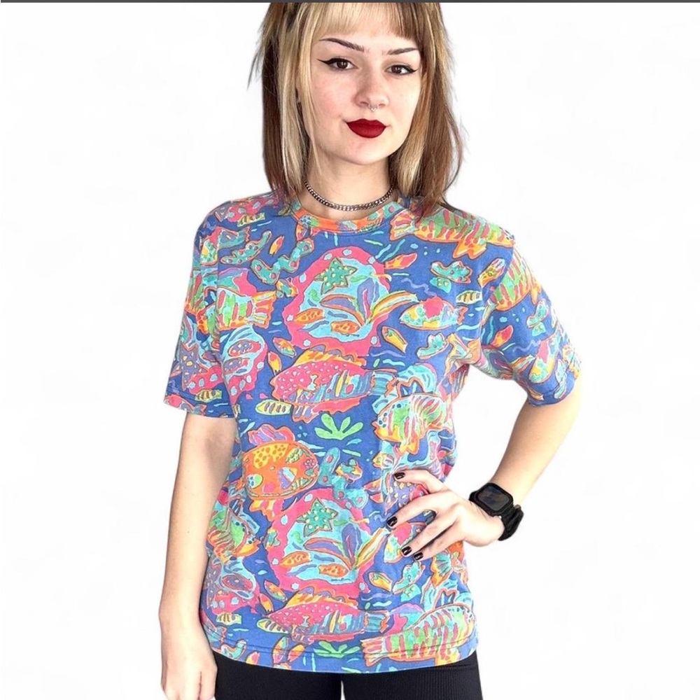 Vintage Ken Done Art & Design All-Over Print Tee